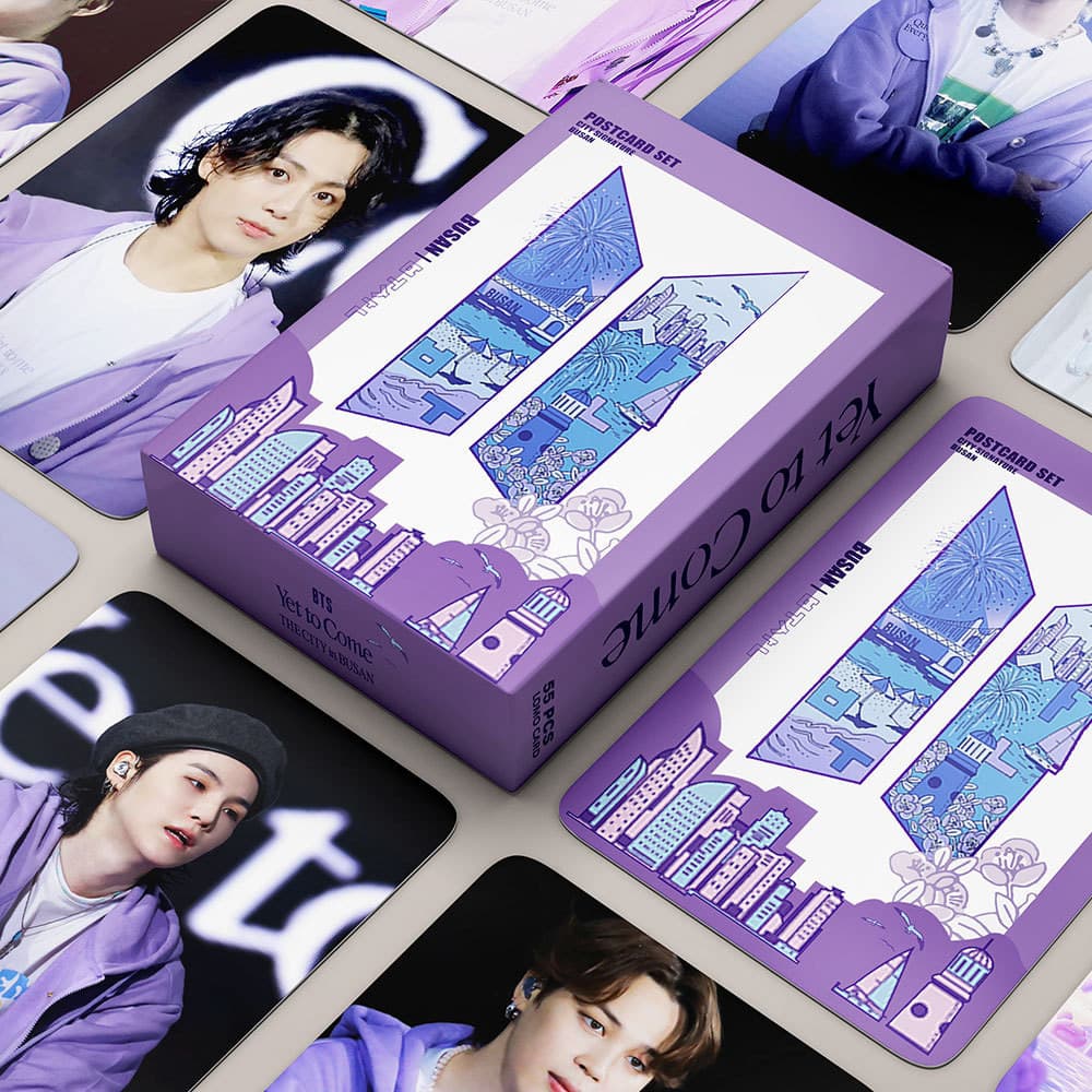 55pcs/Box BTS Photocard Ainda Por Vir Álbum KPOP LOMO Cartão De Coleção De Cartões