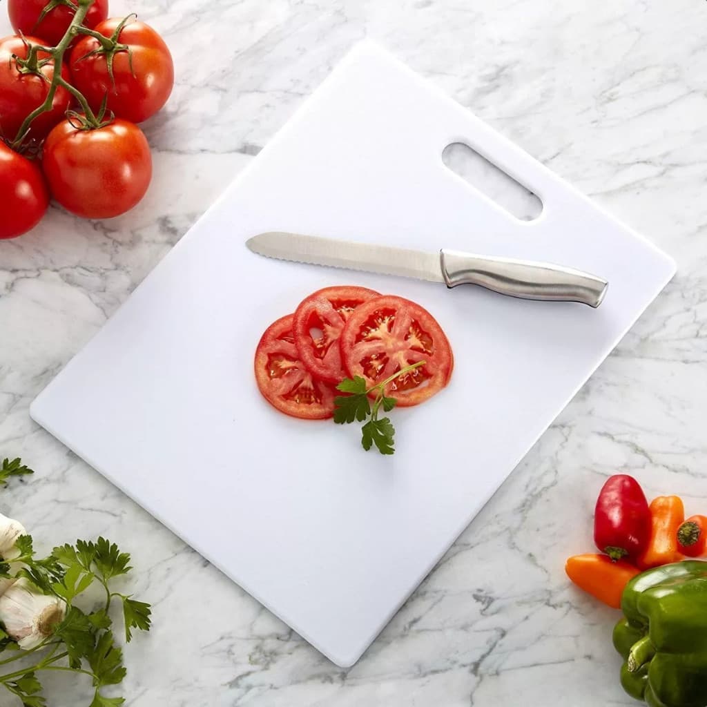 Kit 2 ou 3 Tábua Plástico Corte Higiênica Cozinha Legumes Carnes Peixes Plástico Cortar