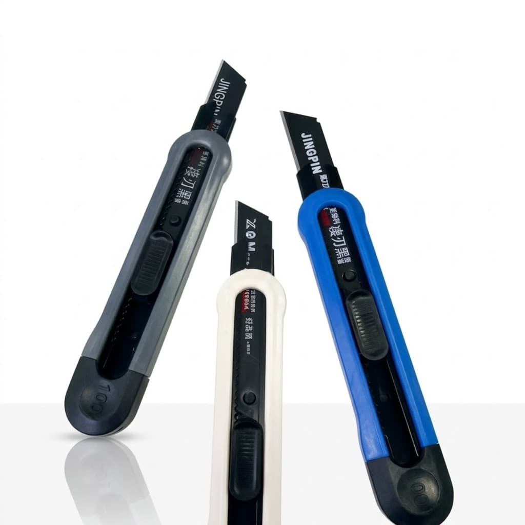 Estilete Profissional 18mm Lâmina SK5 com Trava de Segurança