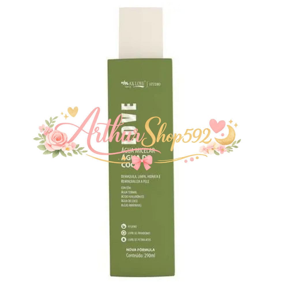 Água Micelar Max Love Agua De Coco 290mlA1YM