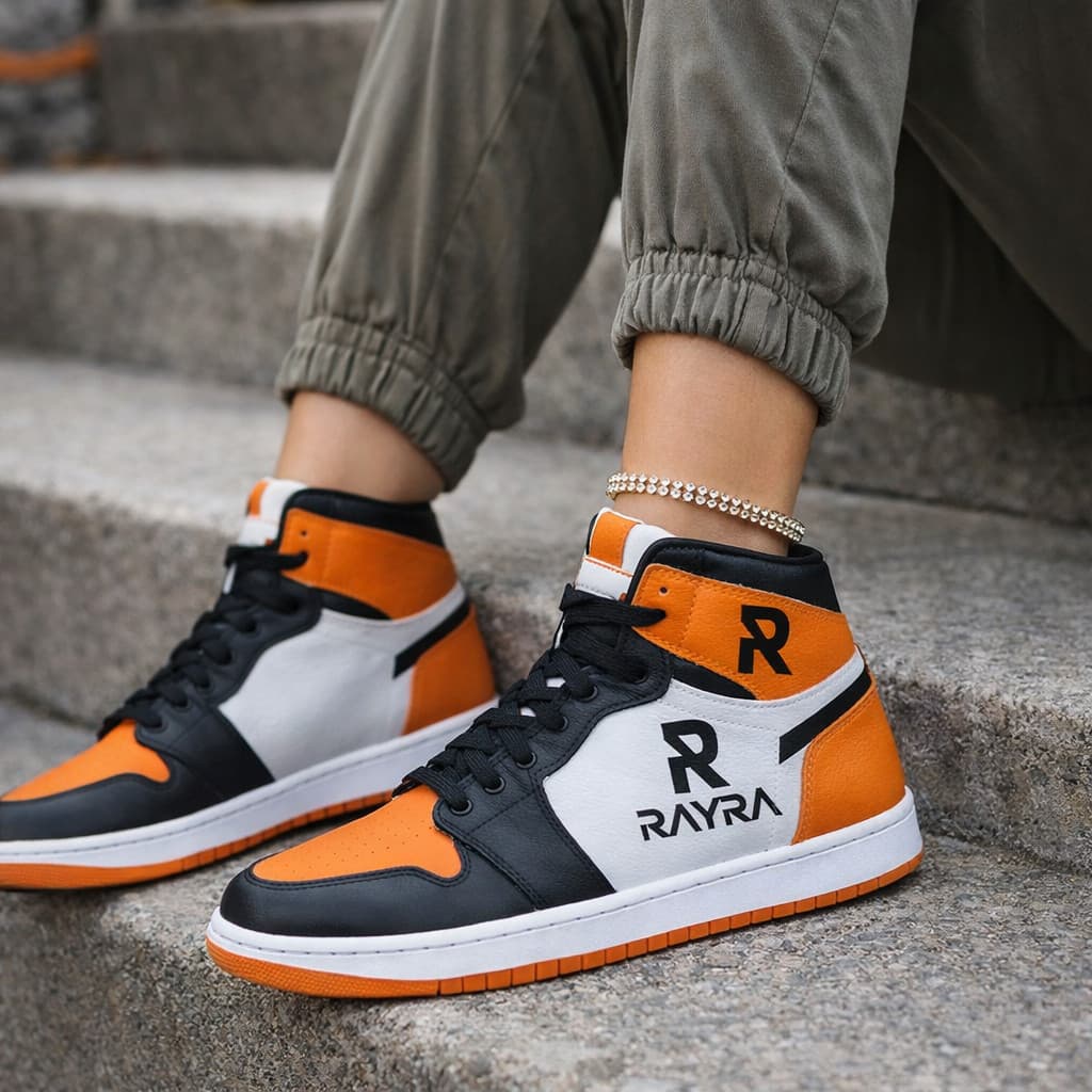 Tênis Rayra Cano Alto Feminino e Masculino Unissex Estilo Urbano Casual Confortável