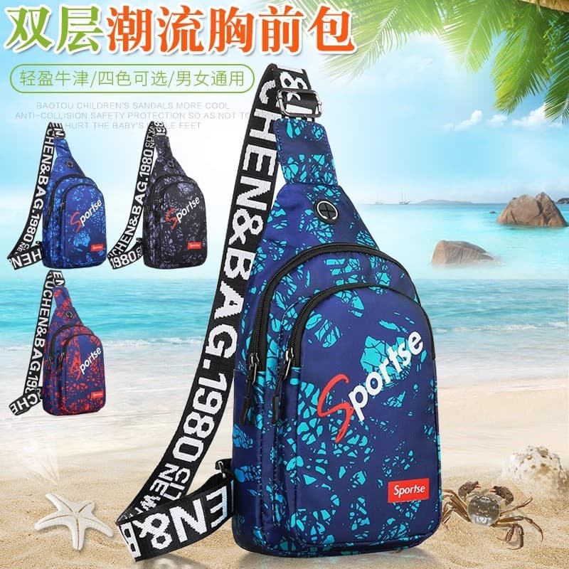 Moda saco de peito esportes peito mensageiro saco moda tendência única bolsa ombro na moda elegante Casual ciclismo moch