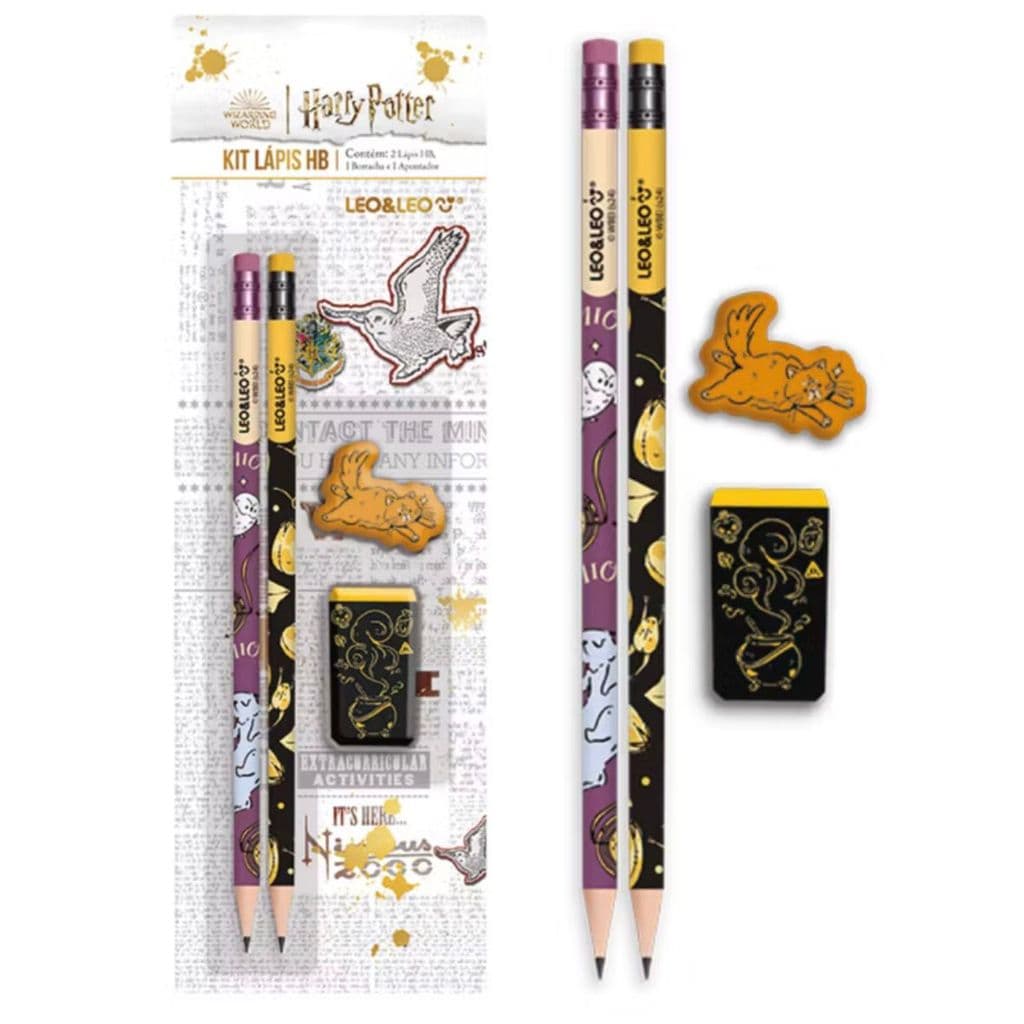 Kit Escolar Harry Potter com 4 itens