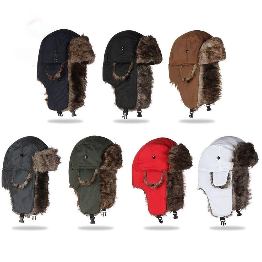 Ushanka Russo Homem Mulher Chapéu De Esqui Com Tampa De Orelha