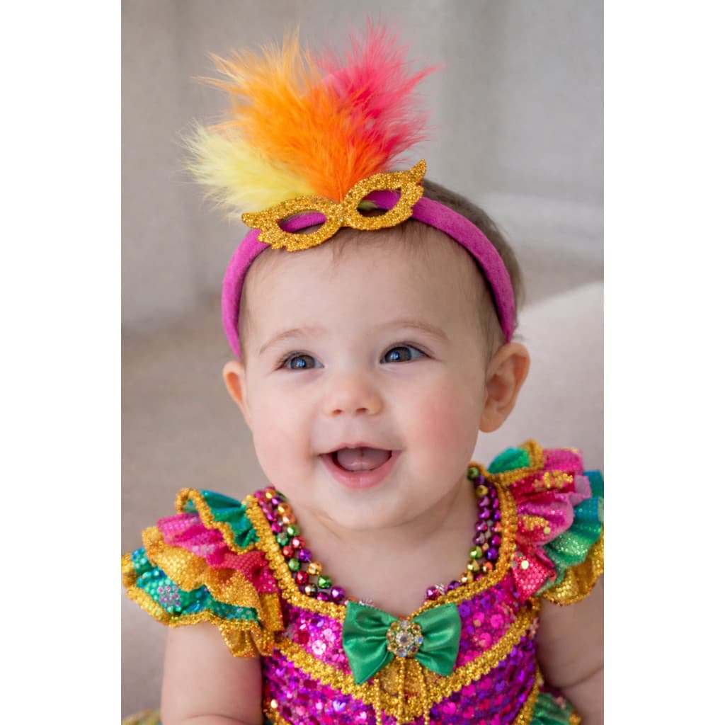 tiara faixa fantasia de carnaval para bebê