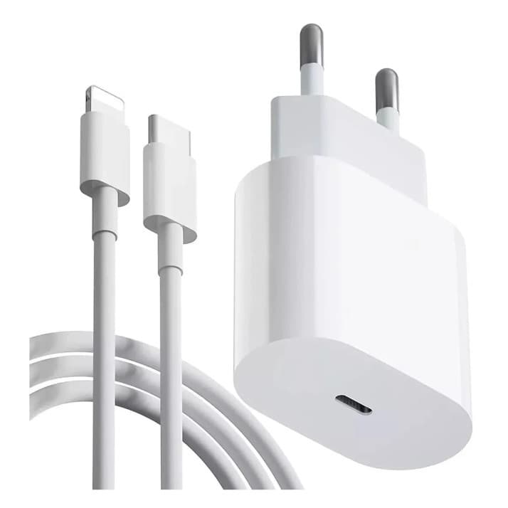 Carregador Iphone Turbo 20W Cabo 1 Metro iPhone Xr Xs, 11 Pro Max, 12 Pro Max,13 iPhone 14 Apple Ios