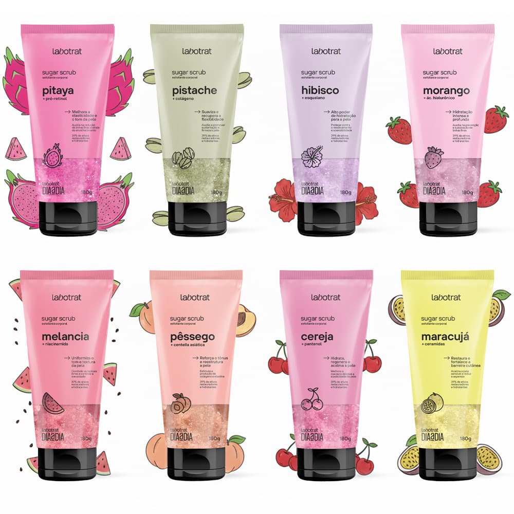 Esfoliante Corporal Sugar Scrub Labotrat – Esfoliação Suave, Hidratação e Pele Renovada