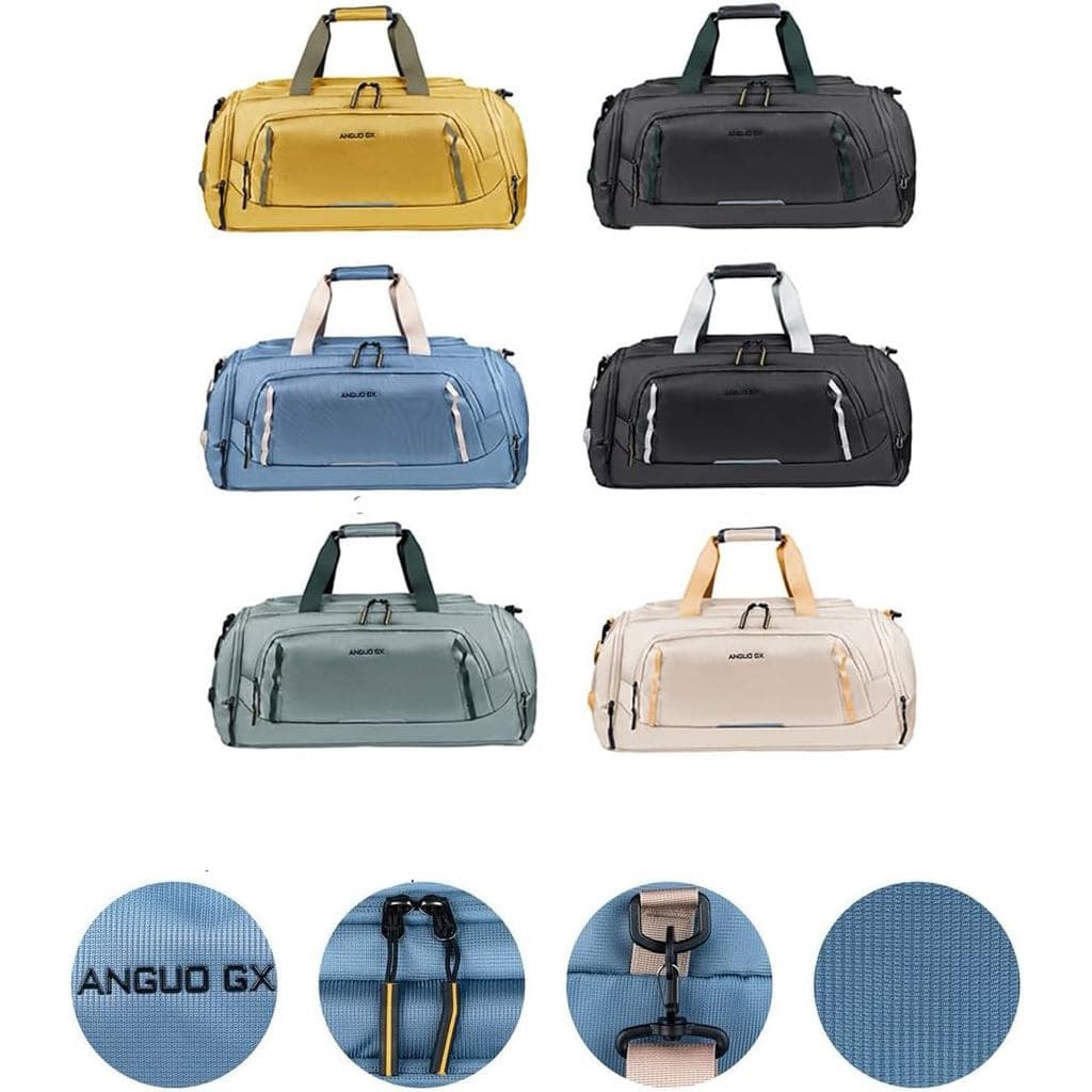 Bolsa de Viagem Grande, Transversal, Múltiplos Compartimentos,  Alça de Ombro, Material Premium