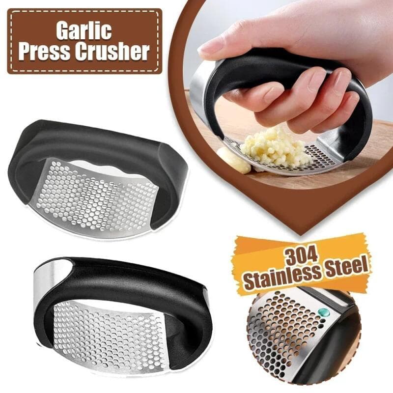 Prensa De Alho Em Aço Inoxidável , Triturador Manual , Ferramentas Aparelho De Cozinha Para Casa