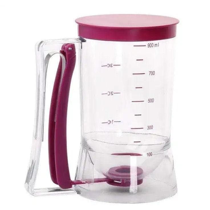 Dosador de Massa Profissional para Bolos, Panquecas, Cupcakes e Crepes - Medidor 900ml