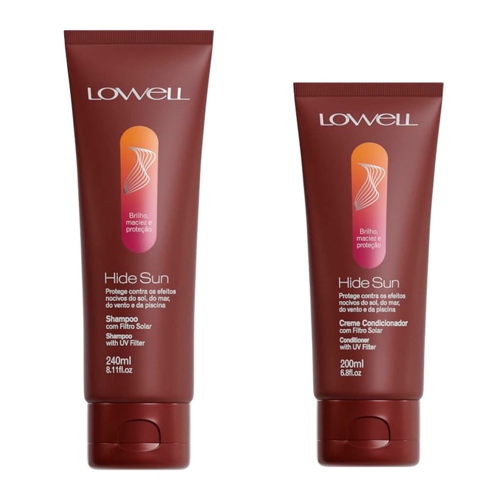 1054LW-Kit funcional protetor solar e Hidratação  (shampoo+condicionador) – LOWELL