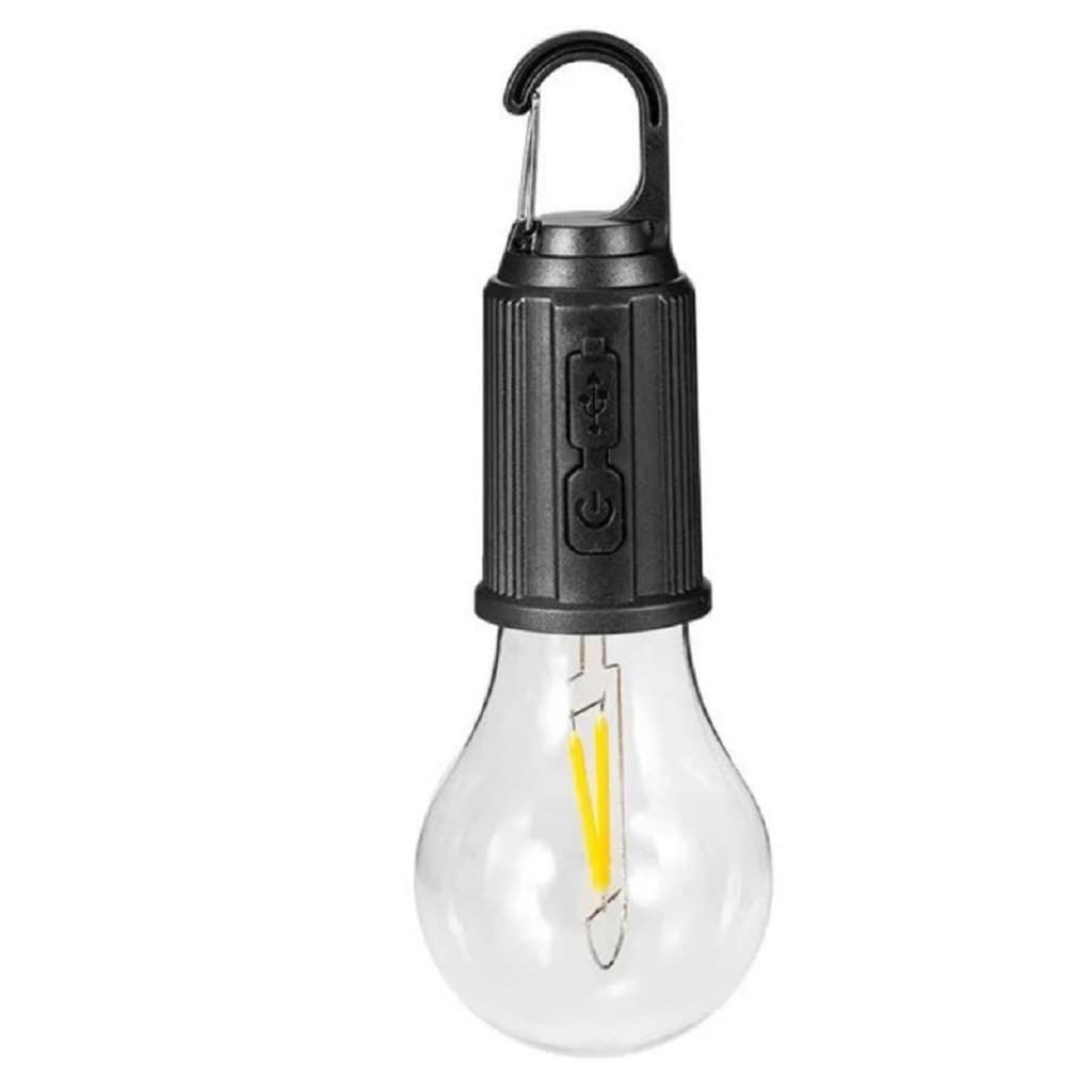 Lâmpada LED Portátil Gancho Recarregável Usb-C Acampamento Luz Emergência