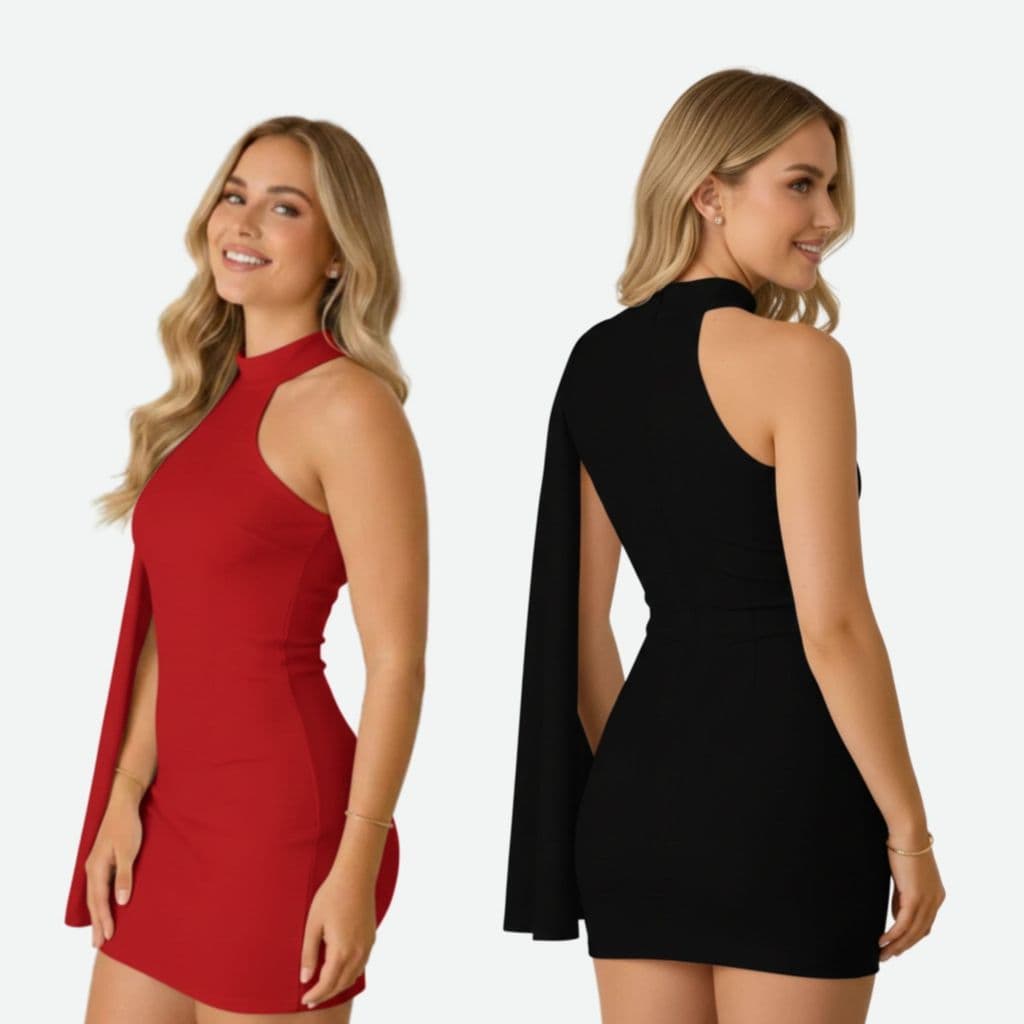 Vestido Feminino Manga Nula Moda Gringa Paty Show Pecuária Tendencia Festa Verão