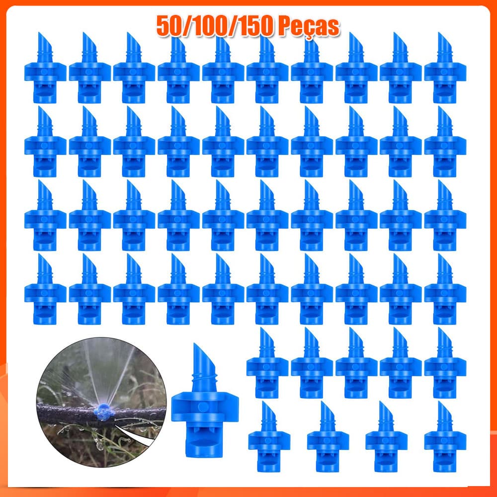 50/100/150 PCS emissores de irrigação por gotejamento aspersor de de irrigação para sistema de gramado 90 Azul