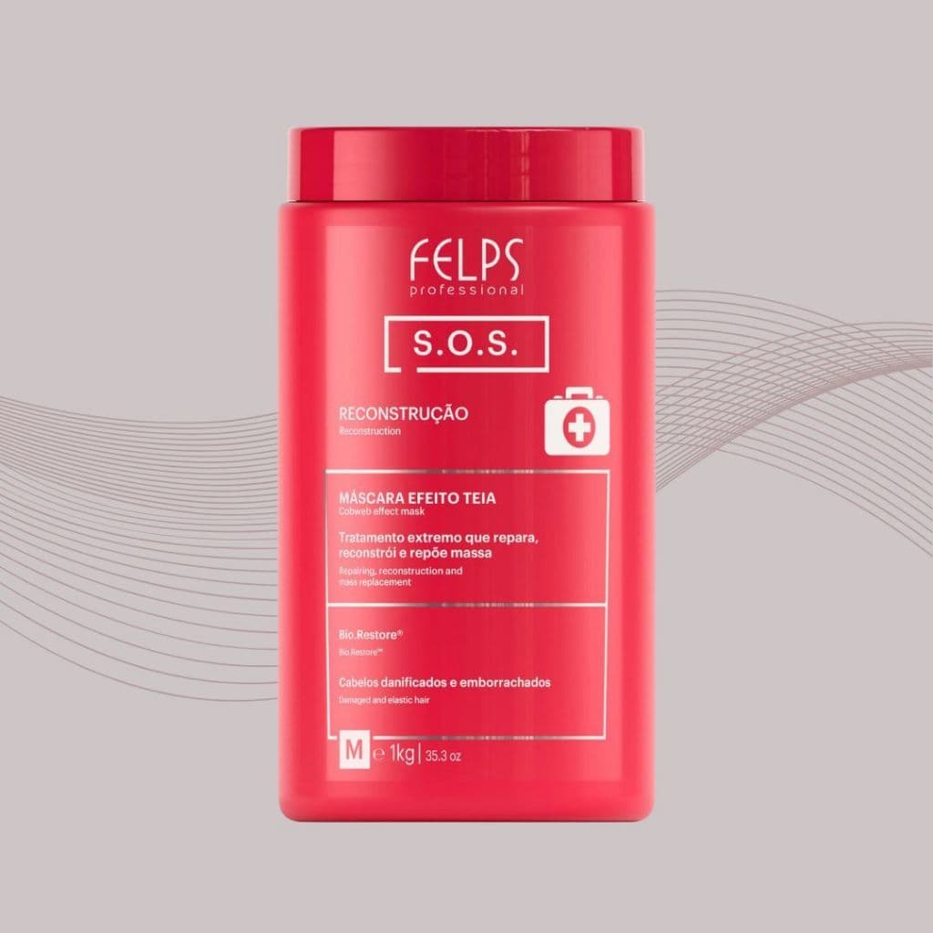 Máscara SOS Reconstrução Efeito Teia 1KG - Felps