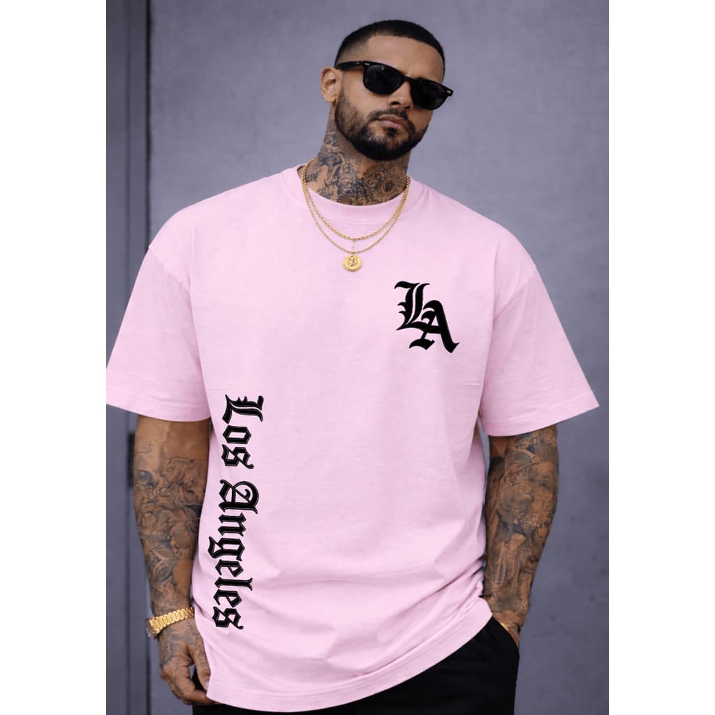 Camisa Masculina Reforço Ombro Estilo Sport Casual LA Lisa 100% Algodão