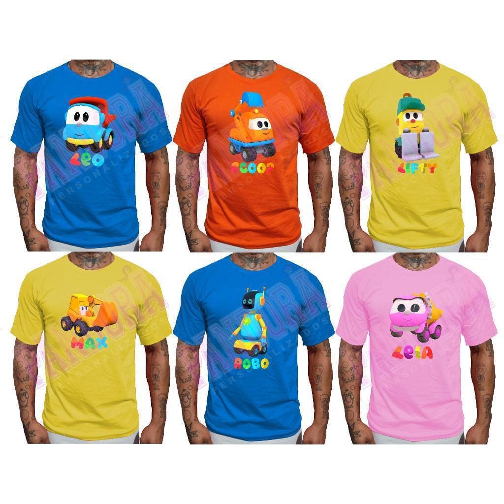 Camiseta Léo o Caminhão Divertida