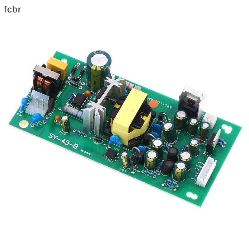 fcbr AC110-220V 45W Mixer Universal Switching Placa De Fonte De Alimentação Tensão De Saída + 12V ,-15V , + 48V Digital