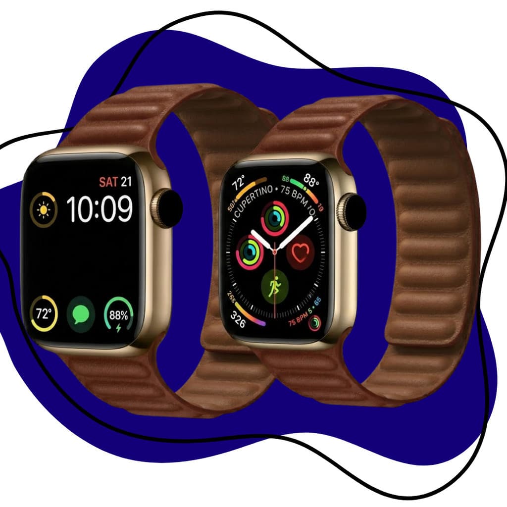 Pulseira Couro Magnético Para Apple Watch Ultra 1 2 3 e Iwo Series 1-11 SE - 42/44/45/49mm