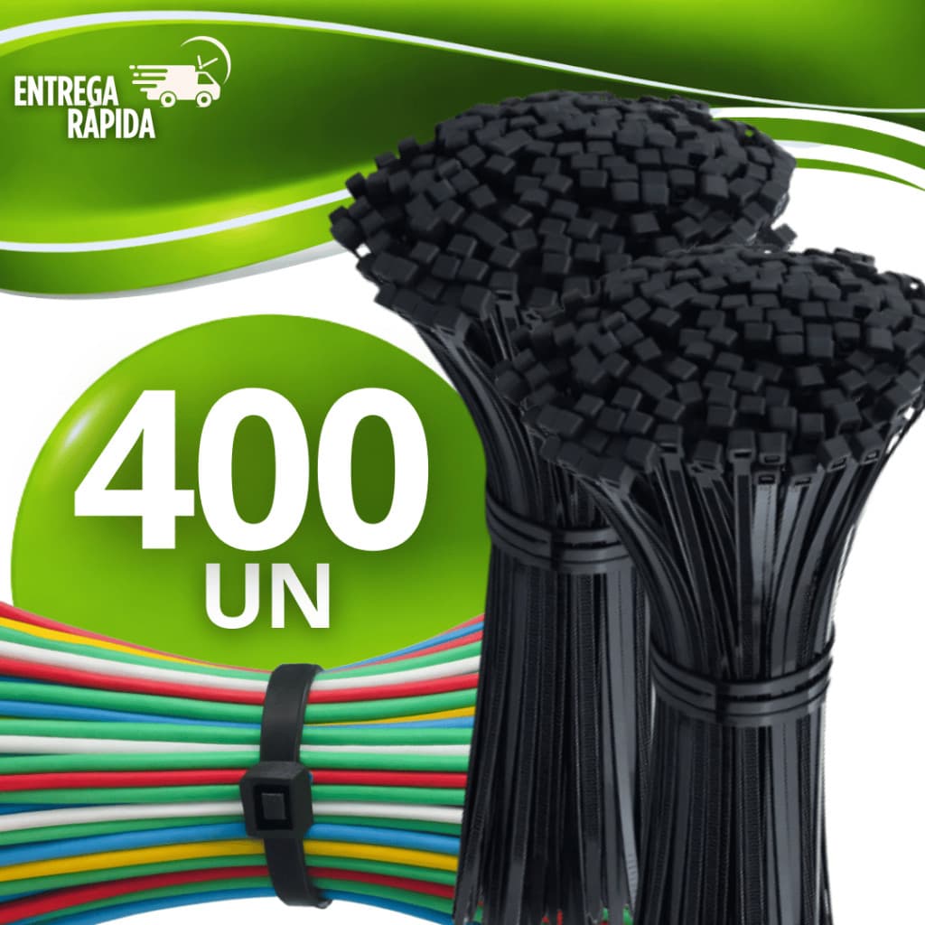 Abraçadeira 3,5x200mm Plástica Preto Nylon Abraçadeira para uso Automotivo , Som, Alarmes, Chicotes