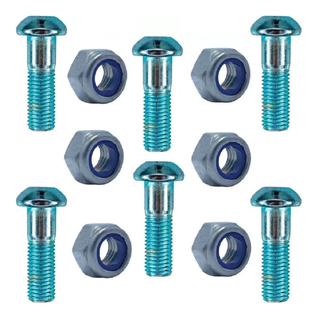 Kit 6 prisioneiro e porca travante da coroa Honda NX4 Falcon 400 XRE 300 envio imediato