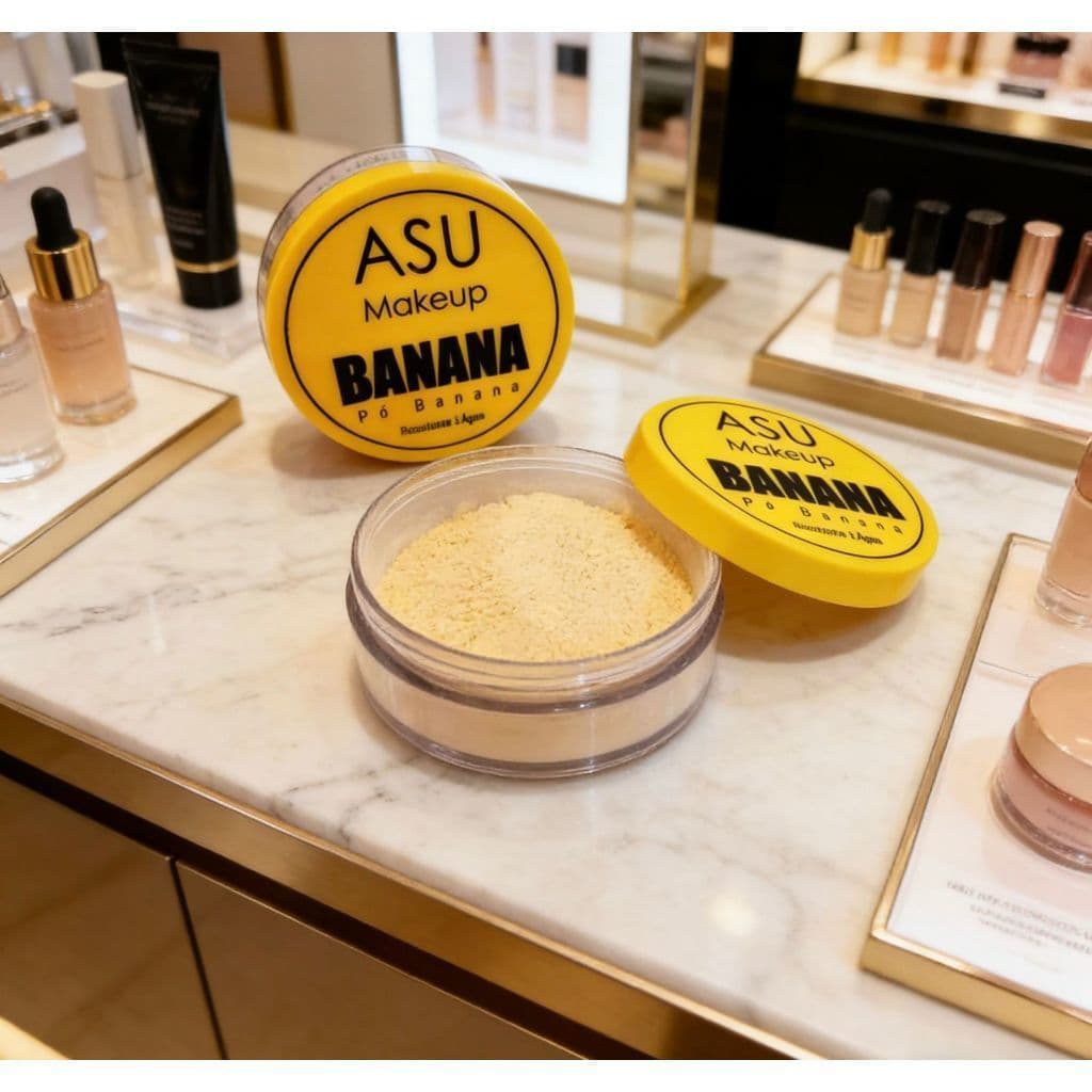 Kit 12 Pó De Banana Fixador Translucido Finalizador Revenda