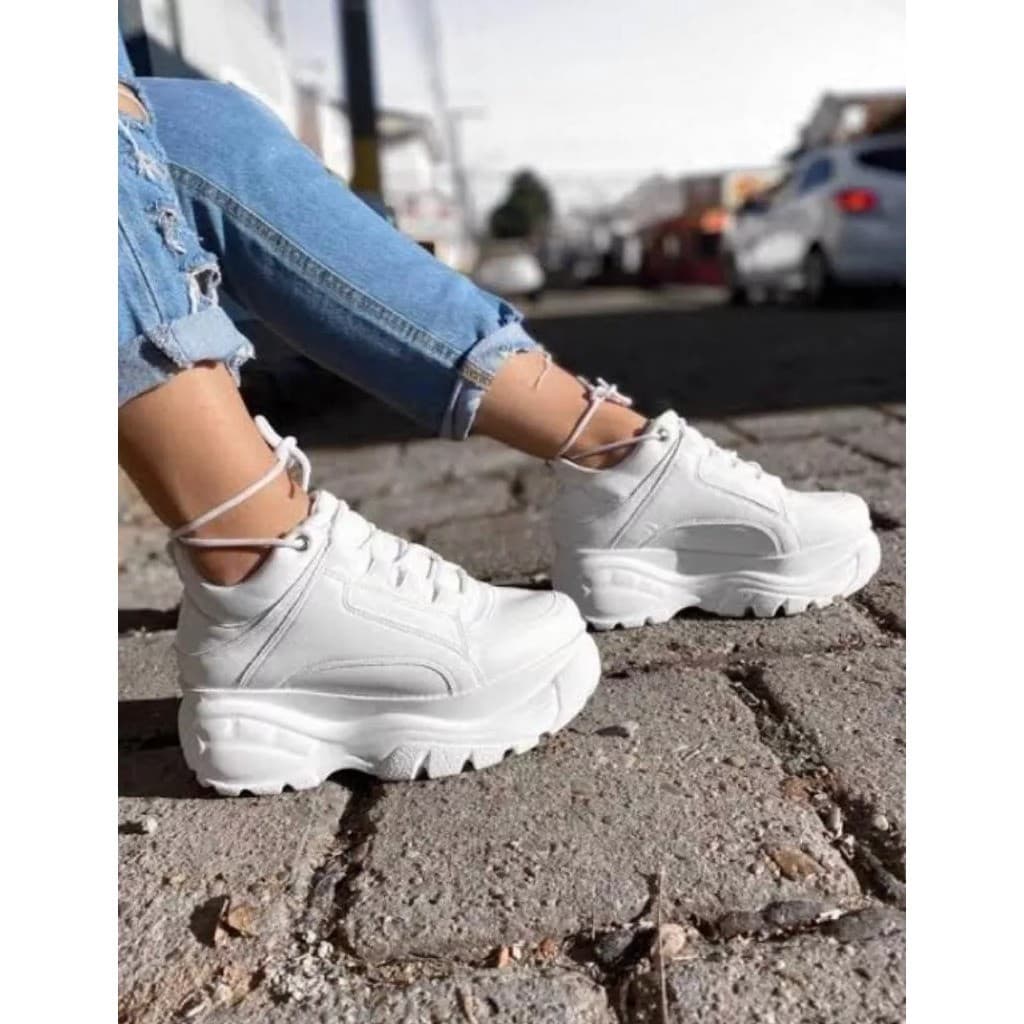 Tenis Buffalo Calçado STARFASHION Chunky Plataforma Feminino Flatforms Sneaker Lançamento