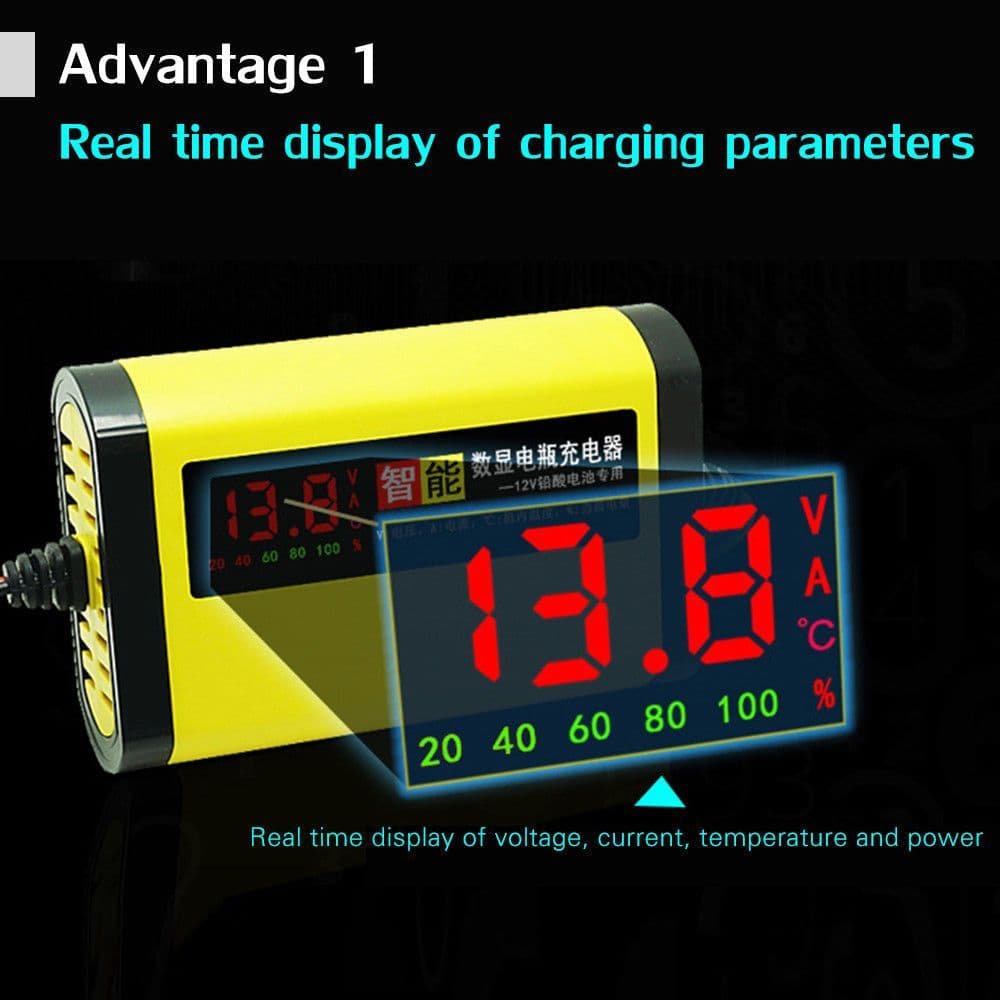 Carregador Bateria Automotiva Carro Moto jet ski 12v
