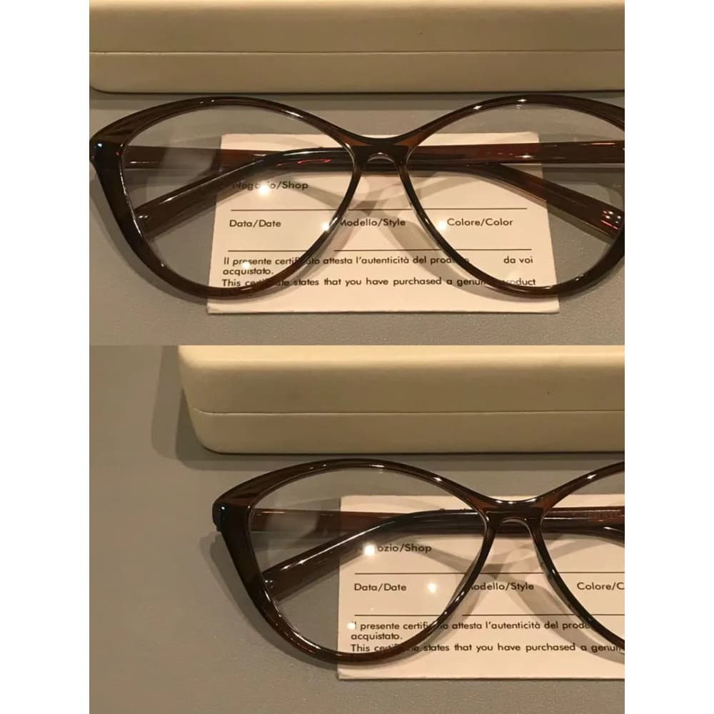 Armação de óculos de gato com estampa de leopardo feminina retrô Anti-azul luz rosto liso ferramenta útil Ultra leve TR