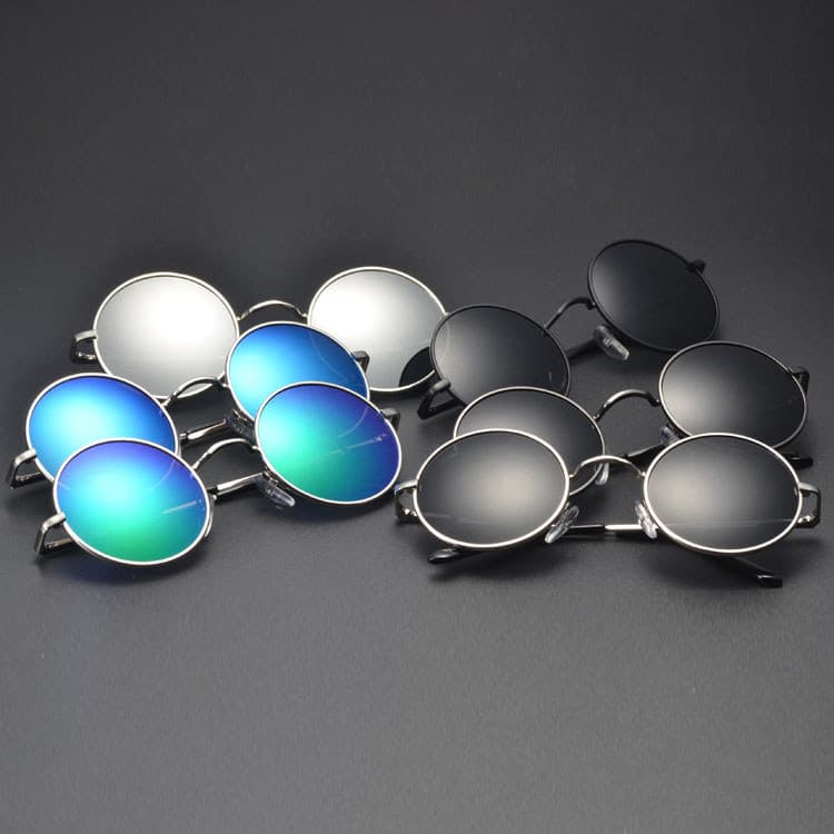 Novo estilo polarizado óculos de sol Shanghai príncipe príncipe óculos Anti-ultravioleta óculos de sol redondos moda est
