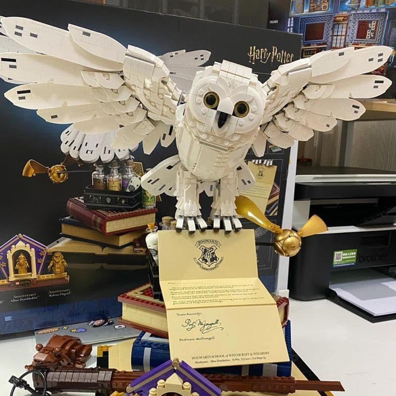 2988PCS Lego Building Blocks Series Hydway Owl Brinquedo de montagem educacional infantil presente