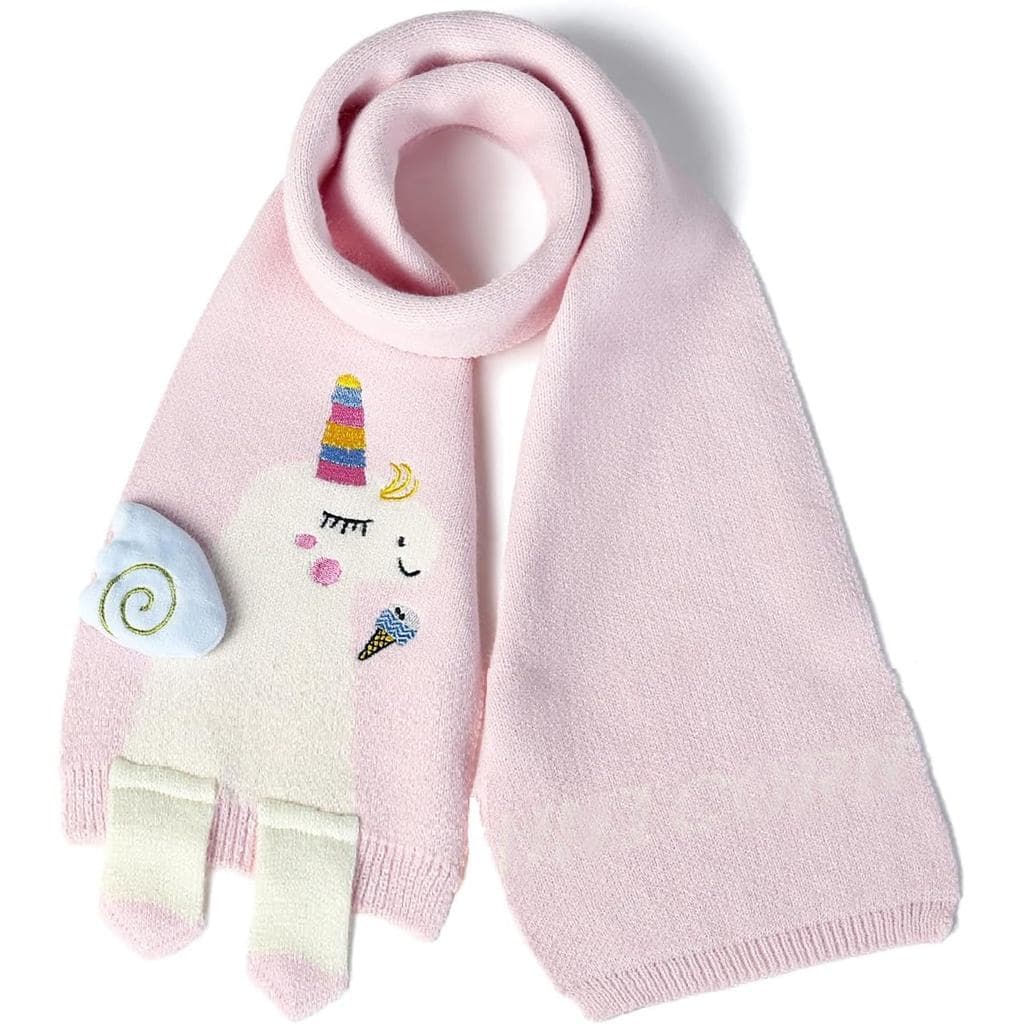 Cachecol de Inverno para Crianças, Cachecol de Tricô Fofo para Meninas Pequenas, Cachecóis Quentes para Bebês, Protetor