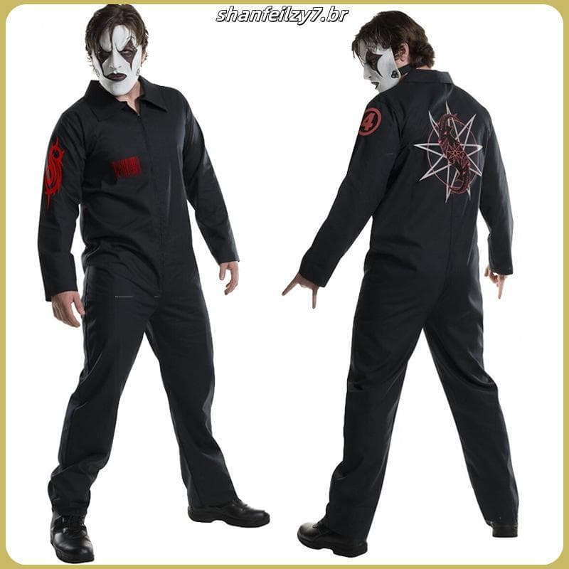 Slipknot Banda Cosplay Traje Hip Hop Macacão Anime Roupas De Homem Legal Halloween para Casa