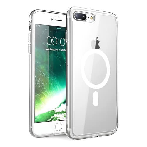 Capa Case Magnética Melhor Qualidade Para iPhone 8 Plus Transparente