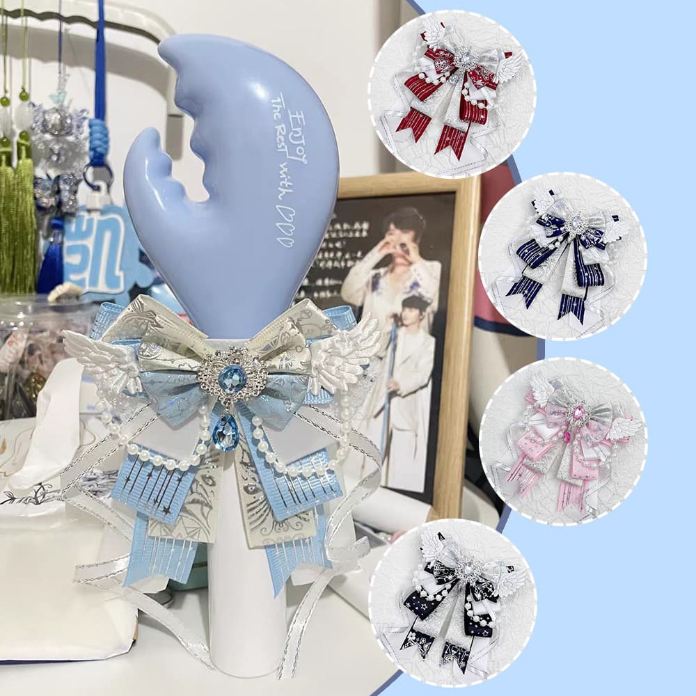 Fita Arco Lolita Acessórios Itabag Decoração Pingente Ins Estilo Presente Chaveiro Bonito