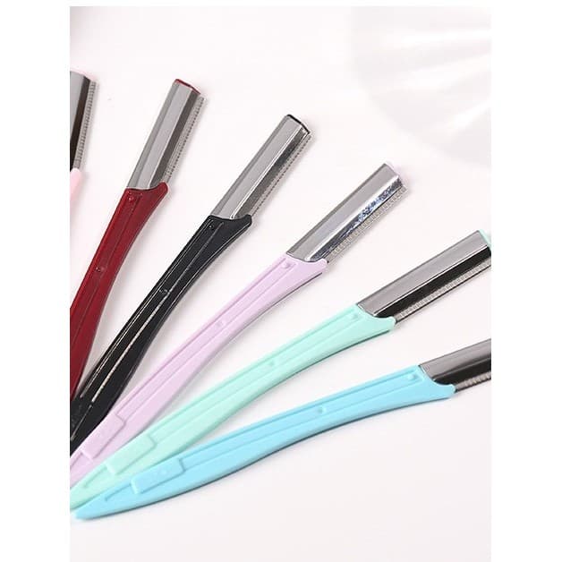 Barbeador de sobrancelha em aço inoxidável, barbeador de sobrancelha com rede protetora, ferramentas de beleza, 2 Yuan,