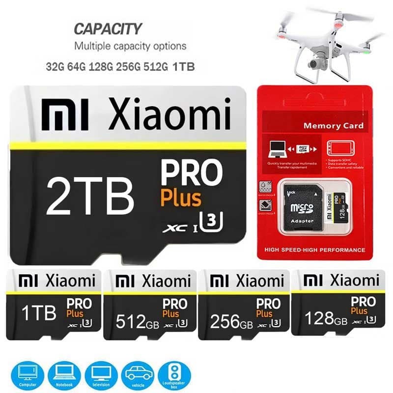 2TB SD Card Flash Memory Card Class10 TF Card Card 1TB | 512GB | 256GB | 128GB Micro SD card Memory Card