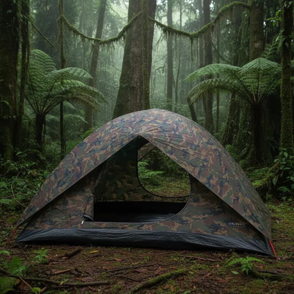 Barraca Acampamento Camping Camuflada 4 Pessoas Ntk Amazon