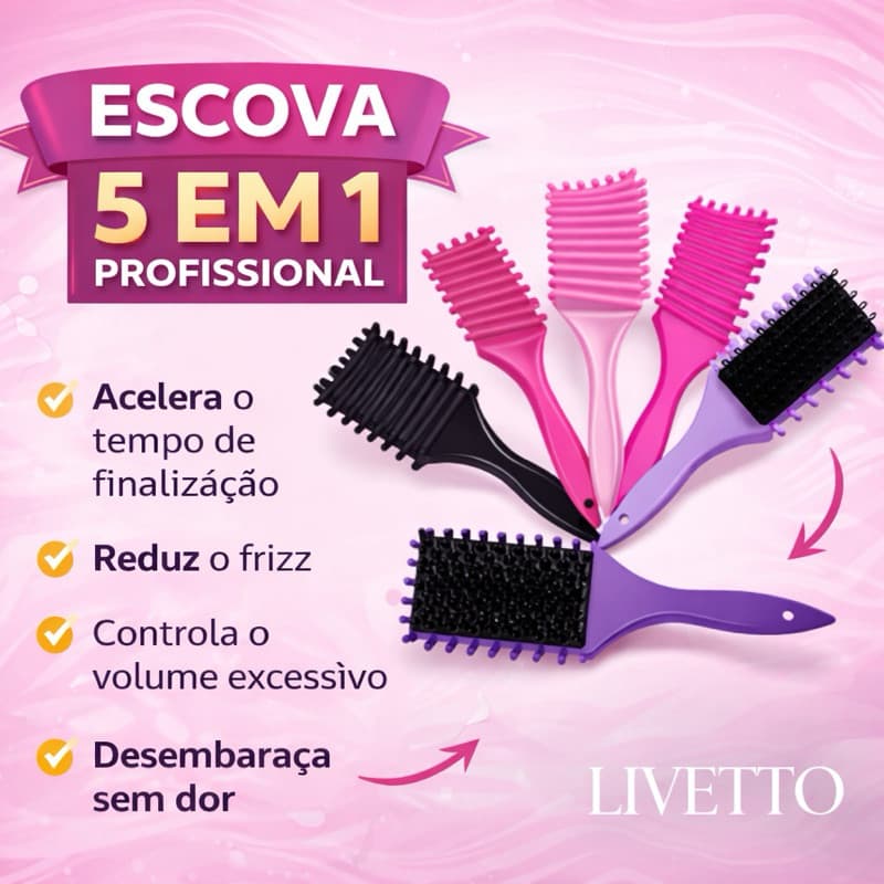 Beauty Flash Escova Onda – Ideal para Rotina de Cacheadas