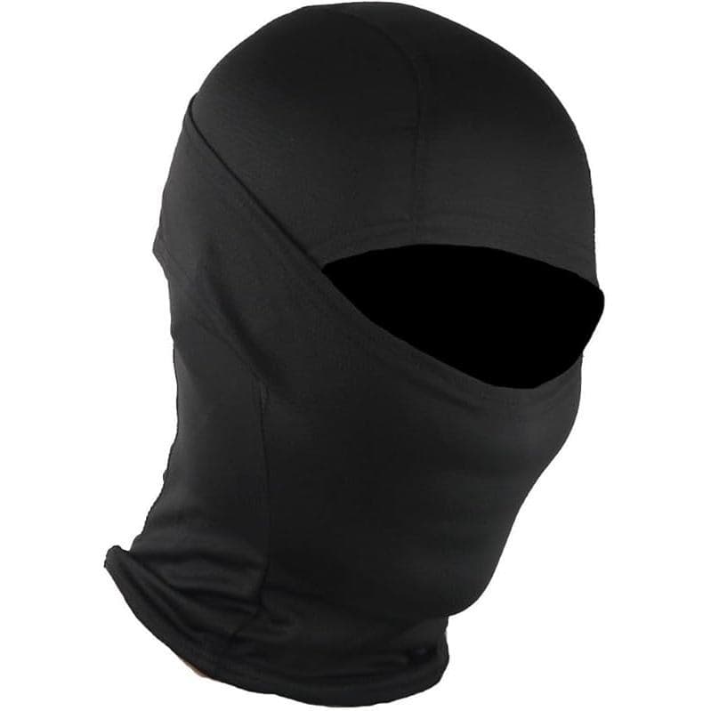 Balaclava Touca Ninja Preta Proteção UV50+ Respirável Moto Ciclismo