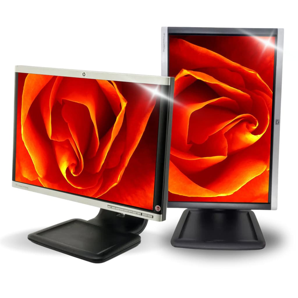 Monitor HP 19 Polegadas Tela  Giratória Vertical Compaq La1905wg VGA DVI  DisplayPort LCD Widescreen