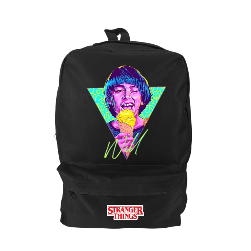Mochila STRANGER THINGS 6 escolar estampada personalizada serie will