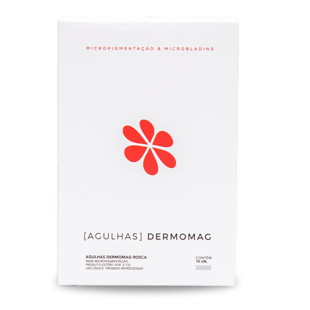 Kit 10 Agulhas DermoMag Rosca - 1 Ponta Rosca