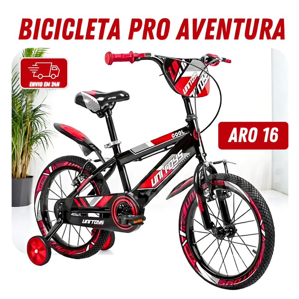 Bicicleta Infantil Pro Aventura 16 Vermelha