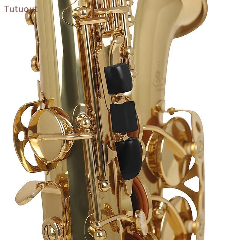 TUTU 3 Pçs Saxofone Polegar Resto Teclas De Silicone Risers Instrumento Almofada Protetor Instrumentos Musicais Acessóri