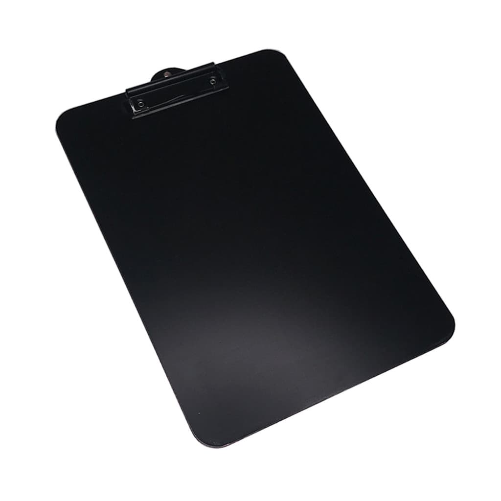 PRANCHETA PARA PAPEL A4 STALO BLACK COM PRENDEDOR PRETO