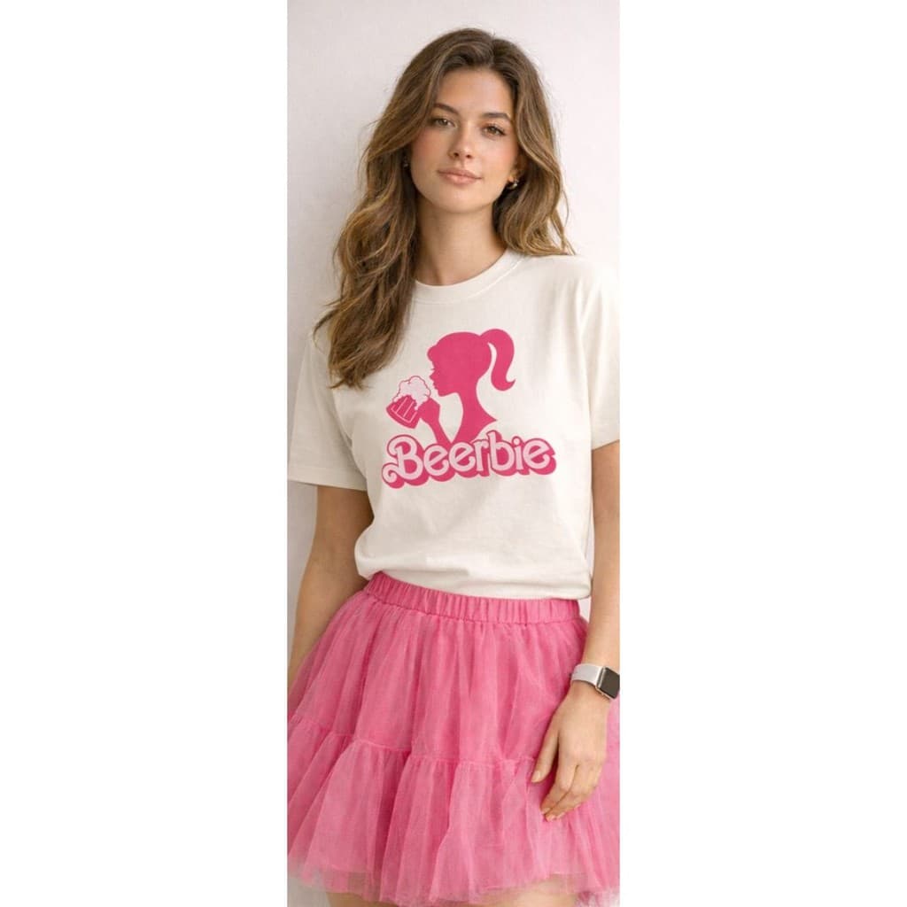 Camiseta Divertida Carnaval 2026 Moda 100% Algodão Blusa Barbie Envio Rápido Camisa Beerbie Cerveja