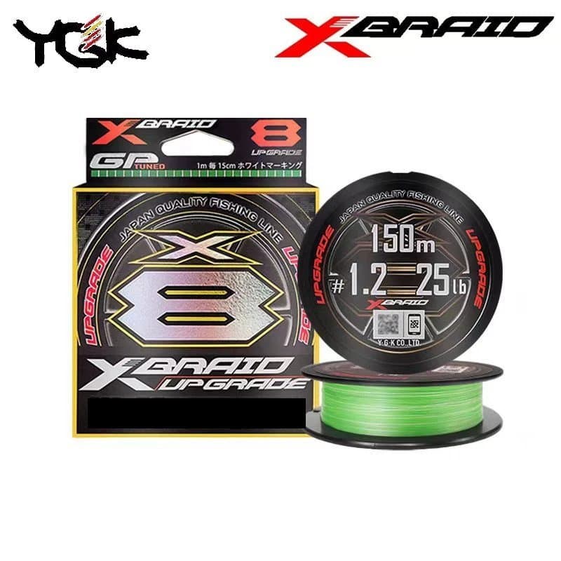 100% Original YGK X-BRAID UPGRADE X8 Linha de Pesca 8 fios Super QUALIDADE 14LB 16LB 40LB 60LB 150M/200M Linha PE de Pes