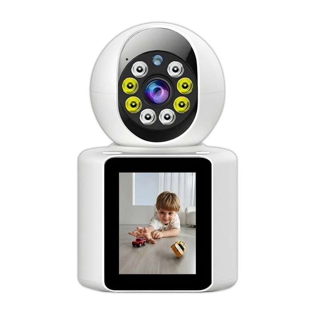 Câmera Wi-Fi Inteligente 4MP Com Tela Integrada e Vídeo Chamada