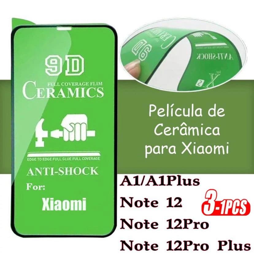 Película XIAOMI REDMI Flexível NOTE12 Cerâmica 9D 3D
